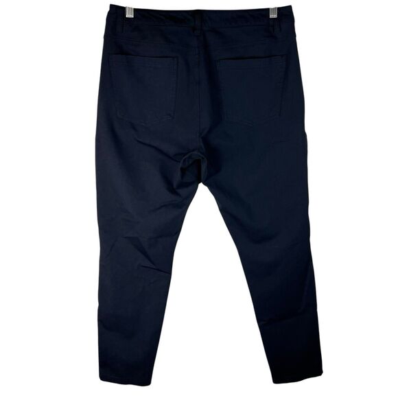 BYLT Pants Mens 33 x 30 Everyday 2.0 Chino Slim Fit Straight Zip Pocket Navy. - Picture 3 of 7